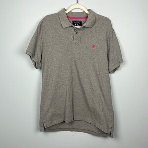 Peter Polo St Tropez XXL men’s gray short sleeve cotton polo